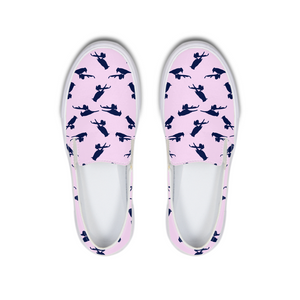 KuL Jay Slip-On Canvas Shoe - Pink