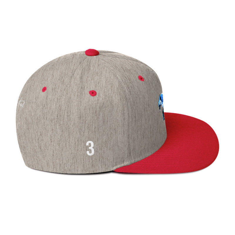 BenGem'N KuL Snapback Hat - Heather/Red