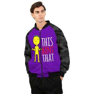 This Ain't That Bomber Jacket - Purple