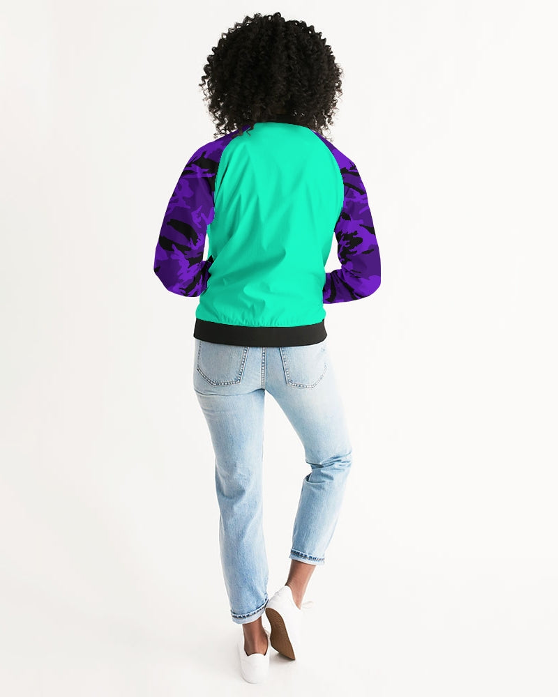 This Ain't That Women's Bomber Jacket - Teal