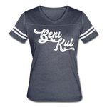 Beni KuL Women’s Vintage Sport T-Shirt - vintage navy/white