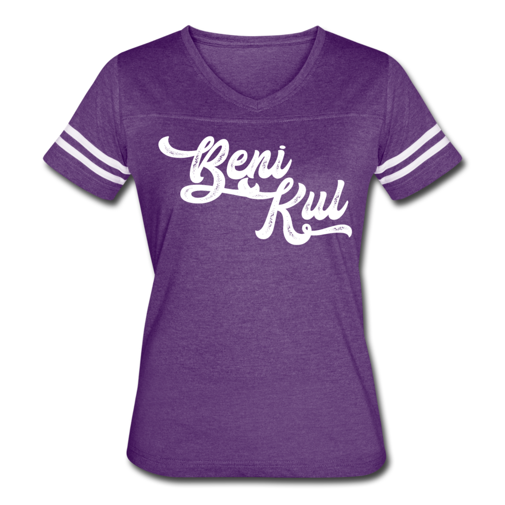 Beni KuL Women’s Vintage Sport T-Shirt - vintage purple/white