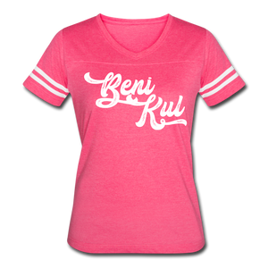 Beni KuL Women’s Vintage Sport T-Shirt - vintage pink/white
