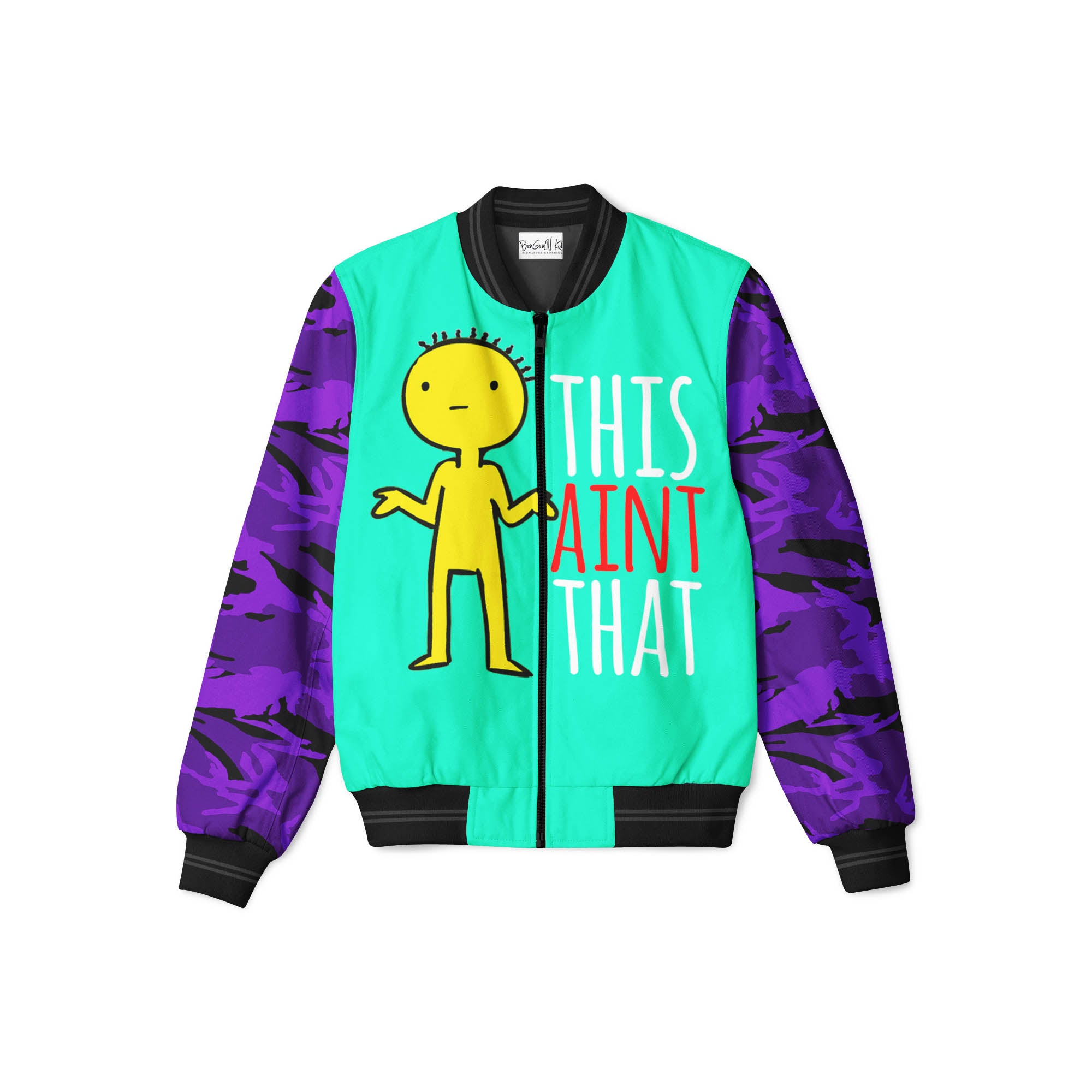 This Ain't That Women's Bomber Jacket - Teal